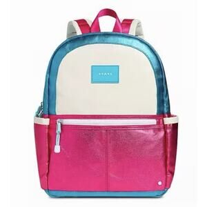 State Kids Backpack Pink & Turquoise Preppy!